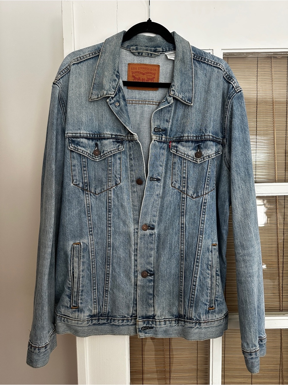 Levi's Men's Type III Trucker Jacket Icy Blue Made in Mexico
